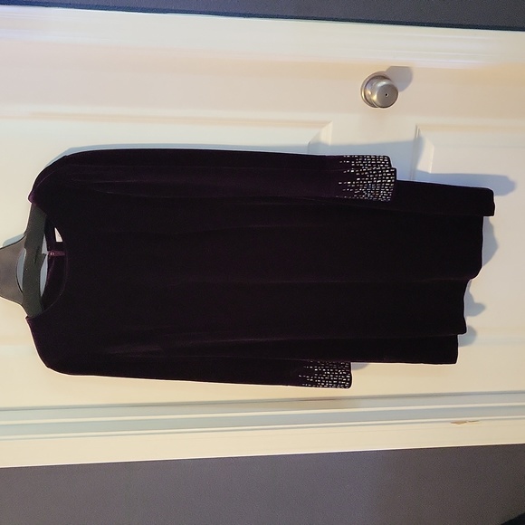 Calvin Klein Sheath Dress Rhinestone Embellished 12 - Picture 4 of 9